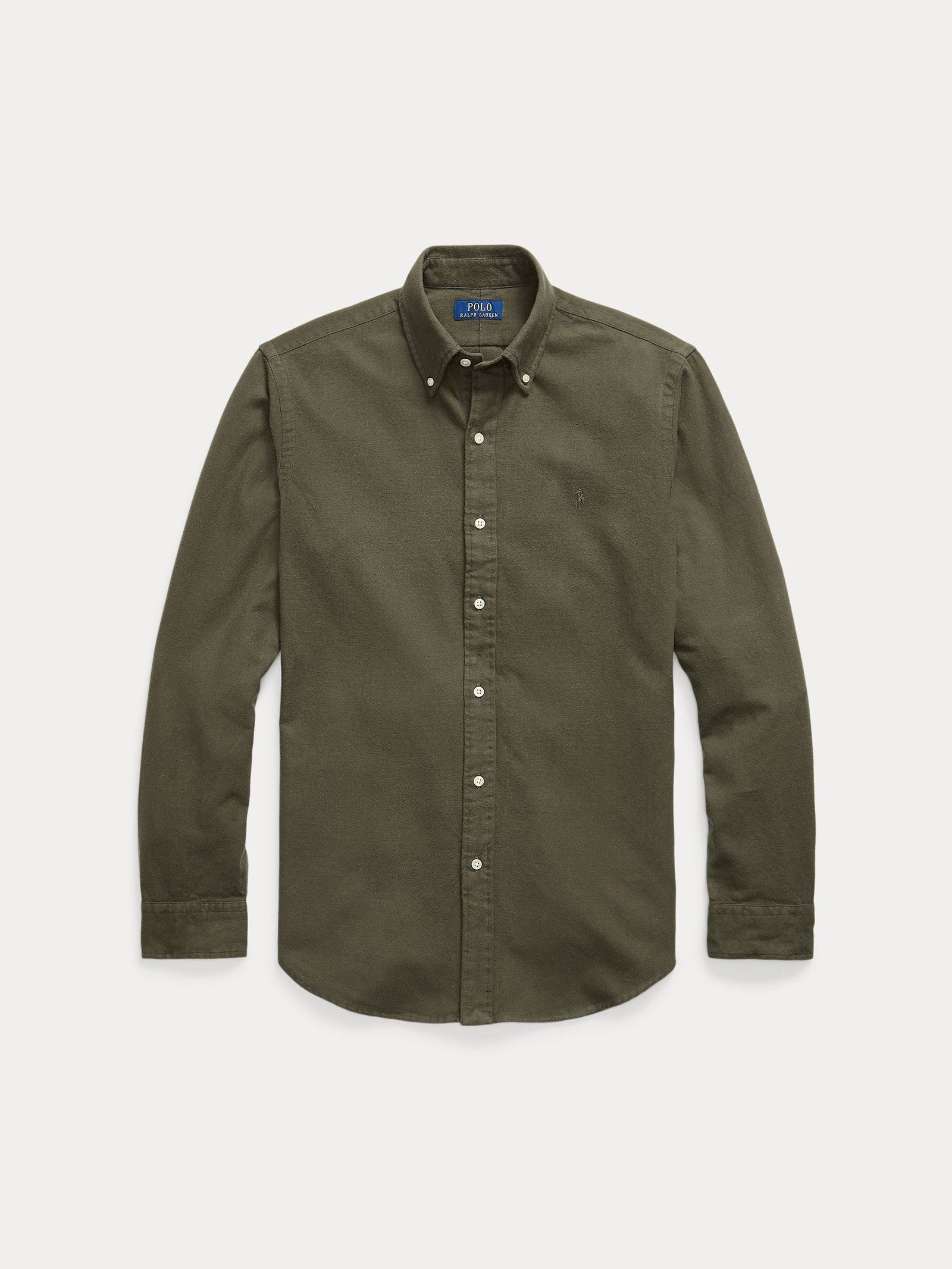Polo Ralph Lauren miesten kauluspaita Long Sleeve Sport Shirt, tummanvihreä