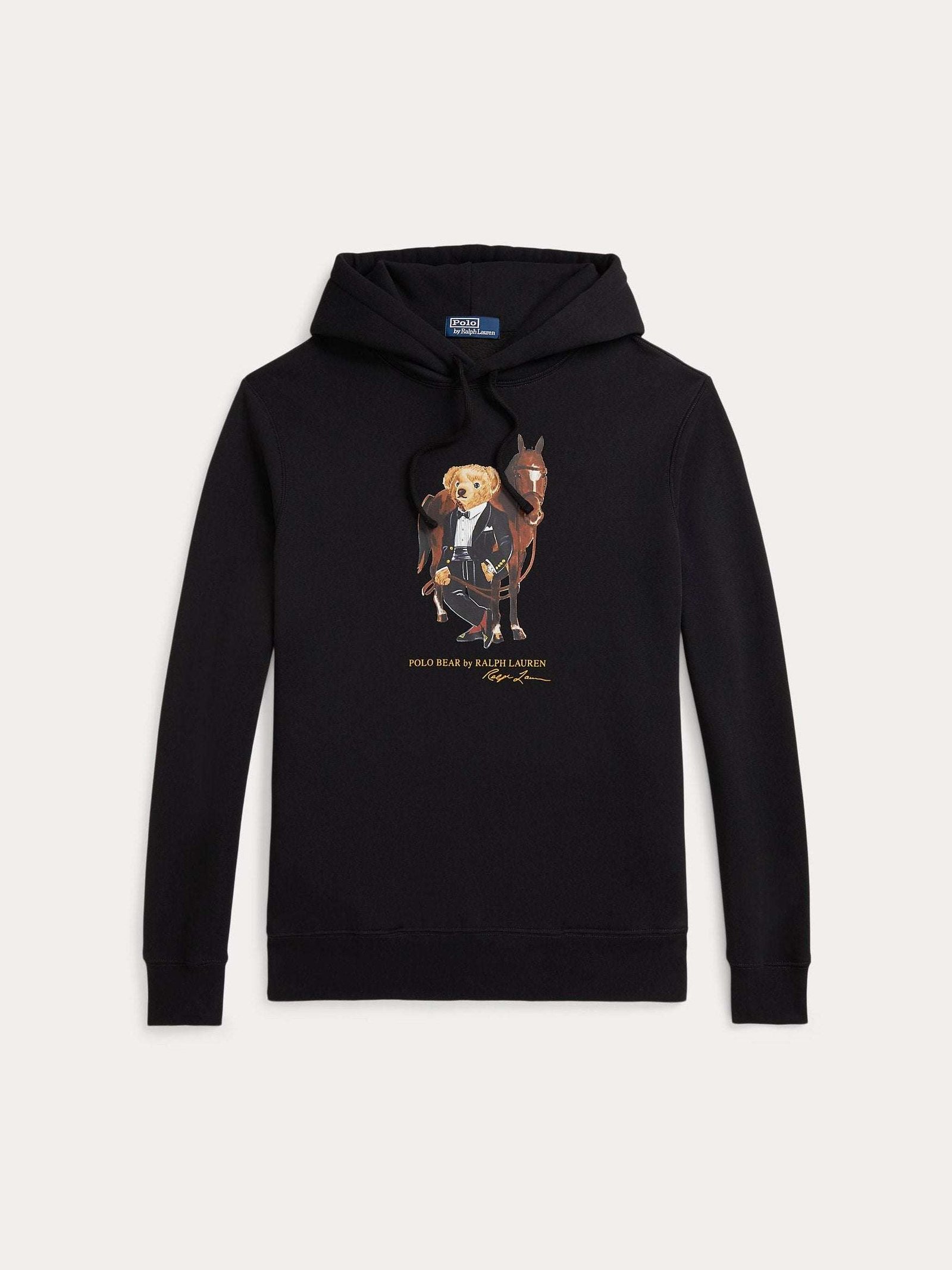 Polo Ralph Lauren miesten huppari Polo Bear Fleece Hoodie, musta