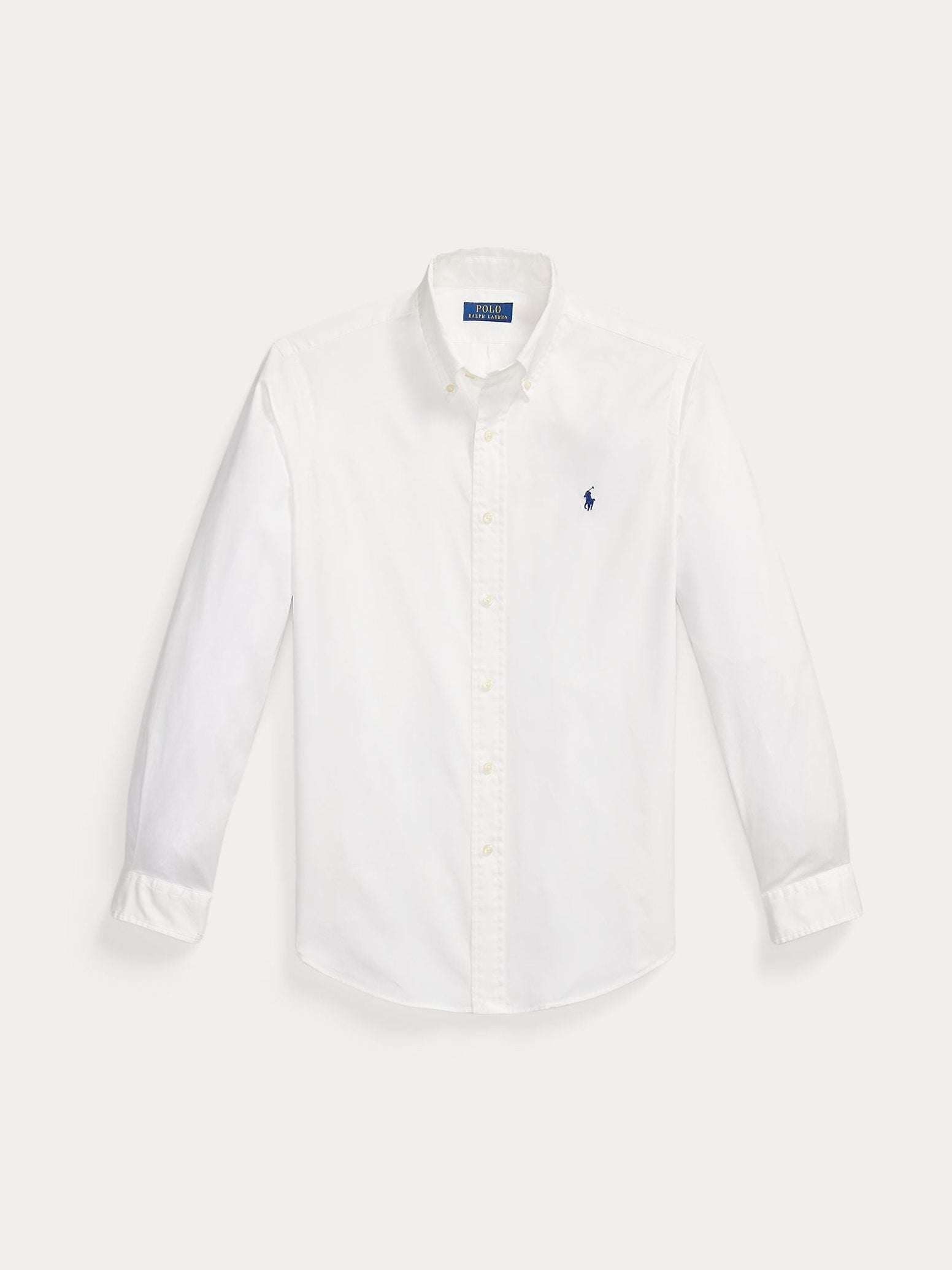 Polo Ralph Lauren miesten kauluspaita Washed Cotton Shirt, valkoinen