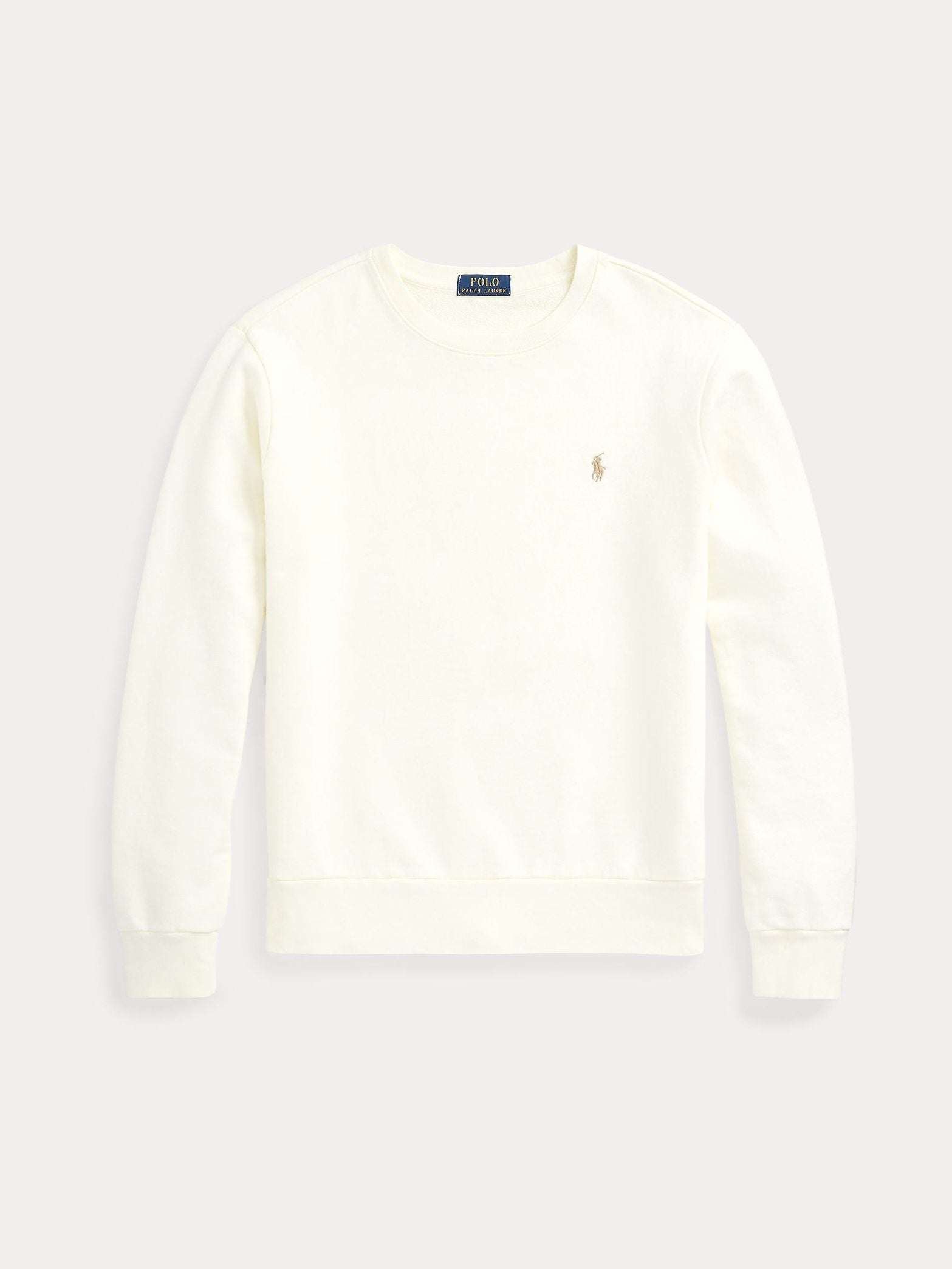 Polo Ralph Lauren miesten collegepaita Long Sleeve C Neck, valkoinen