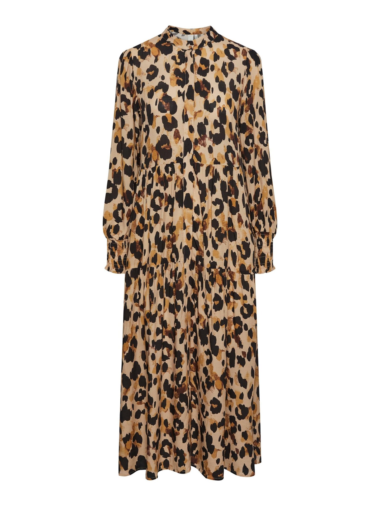 Y.A.S mekko, YASALIRA LS LONG DRESS S Ruskea Kuosi