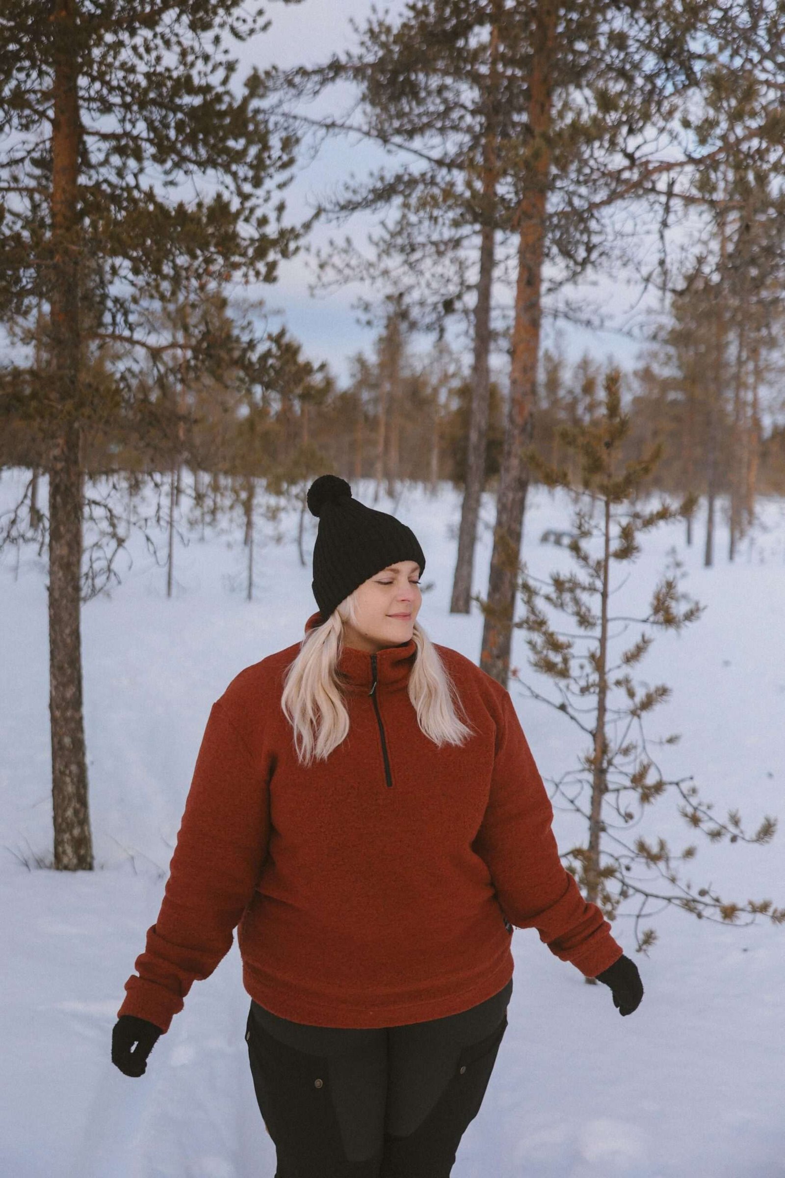 Svala Merino Fleece Zip-neck paita, Andi Ruoste