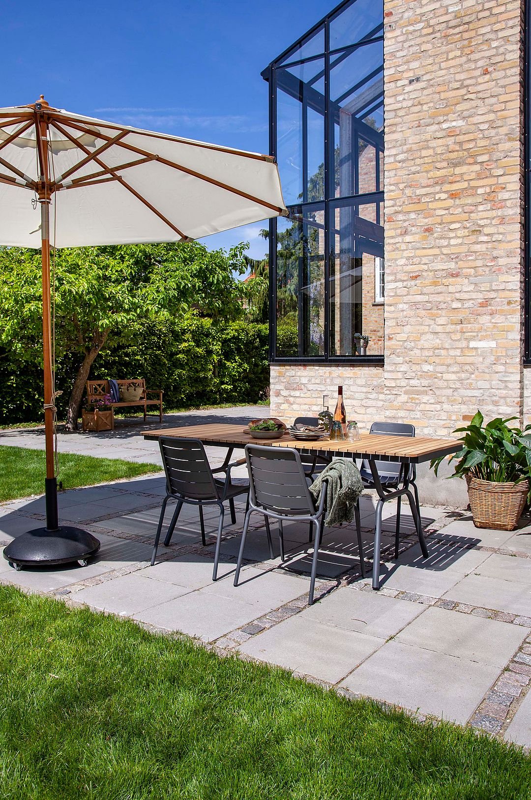 Cinas Aurinkovarjo Pomino, halkaisija 3,3 m, Olefin