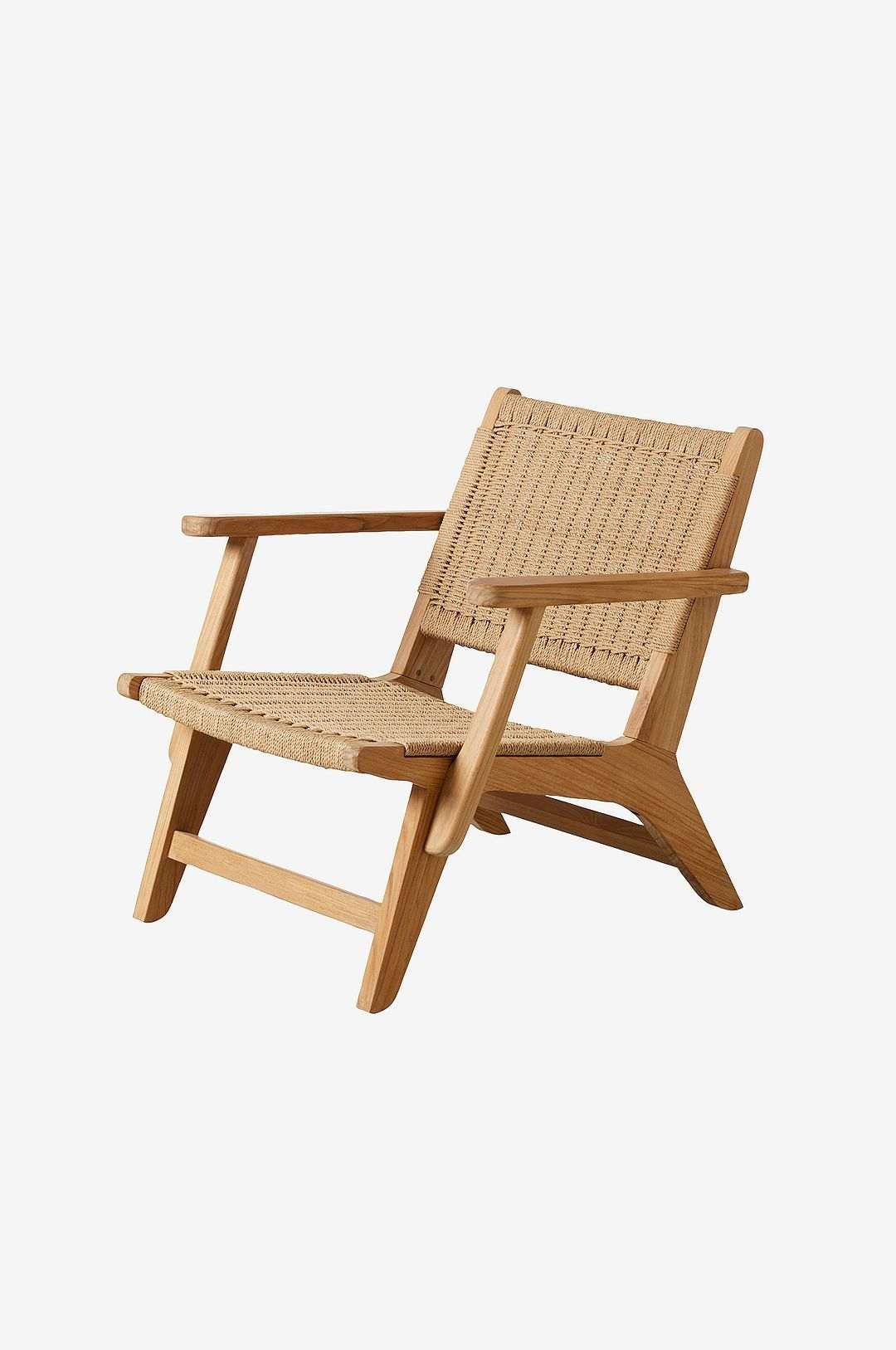 Cinas Eya Lounge tuoli teak Paperloom