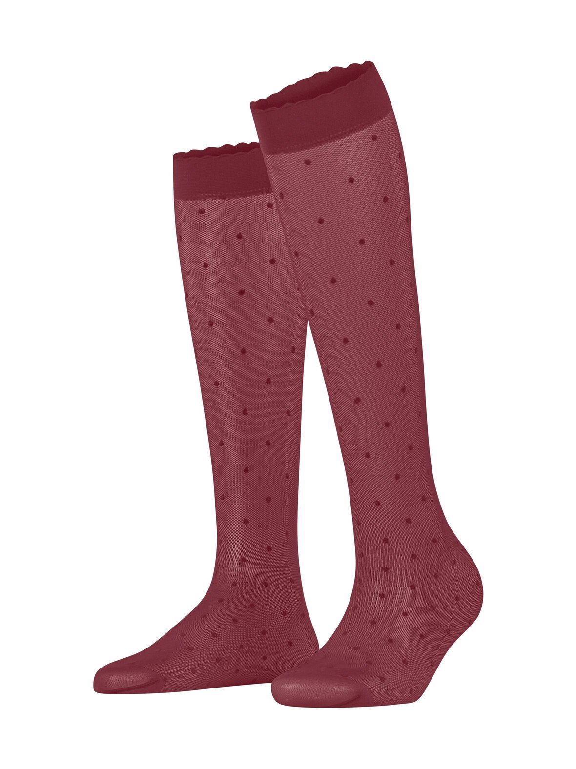 Knee-high dots 15 den -polvisukat