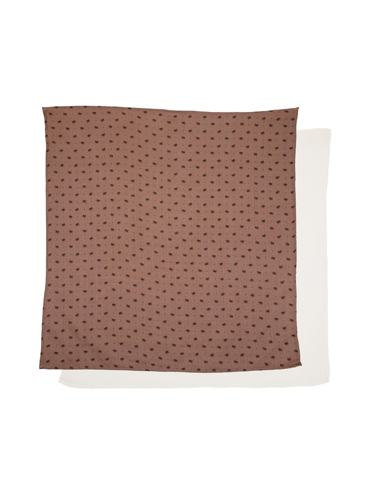 Little panda muslin -puuvillaliina 70 x 70 cm, 2 kpl