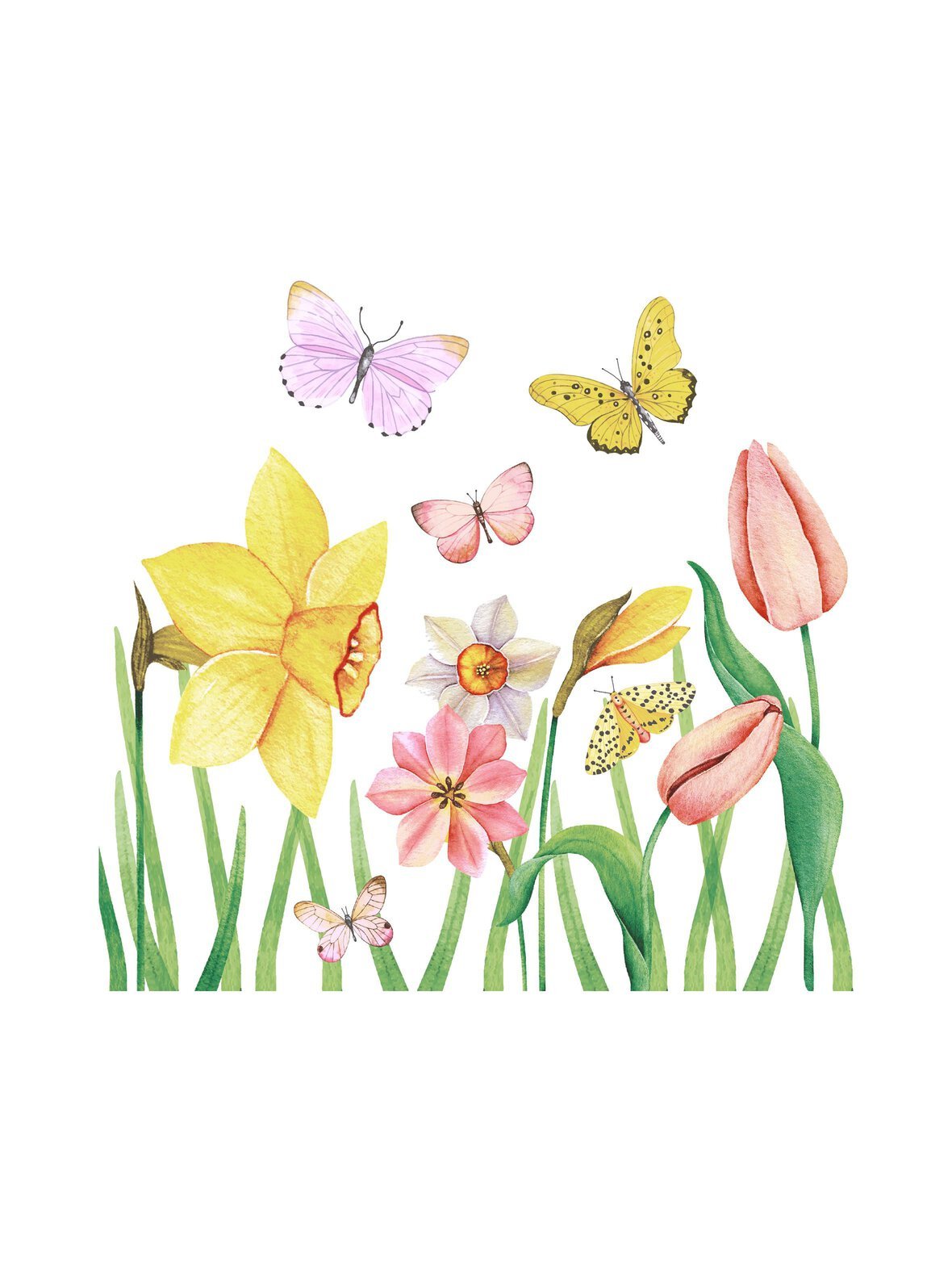 Butterly meadow -lautasliinat 20-pack