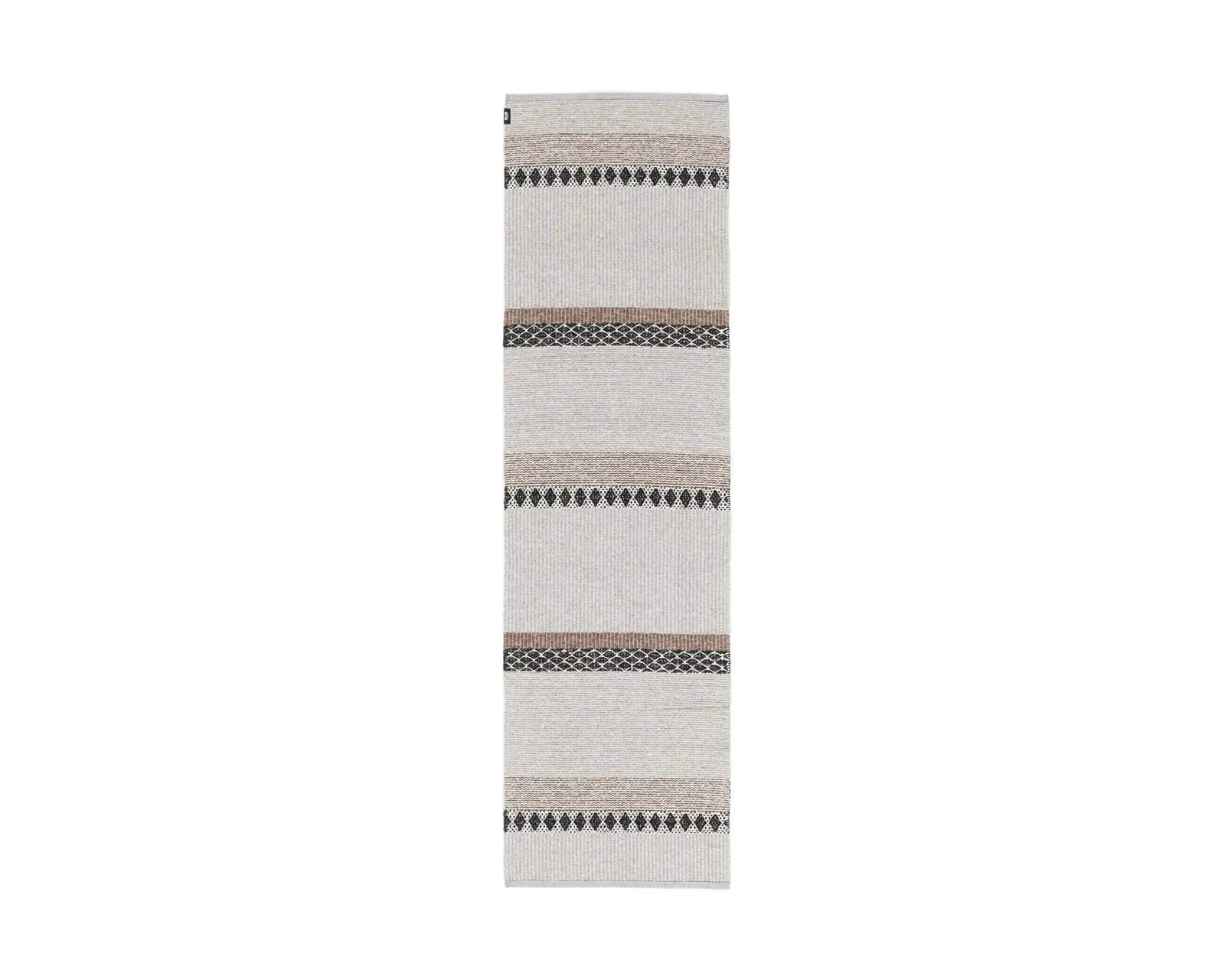 Rugvista Core Matilda matto 70 x 250 cm musta / harmaa