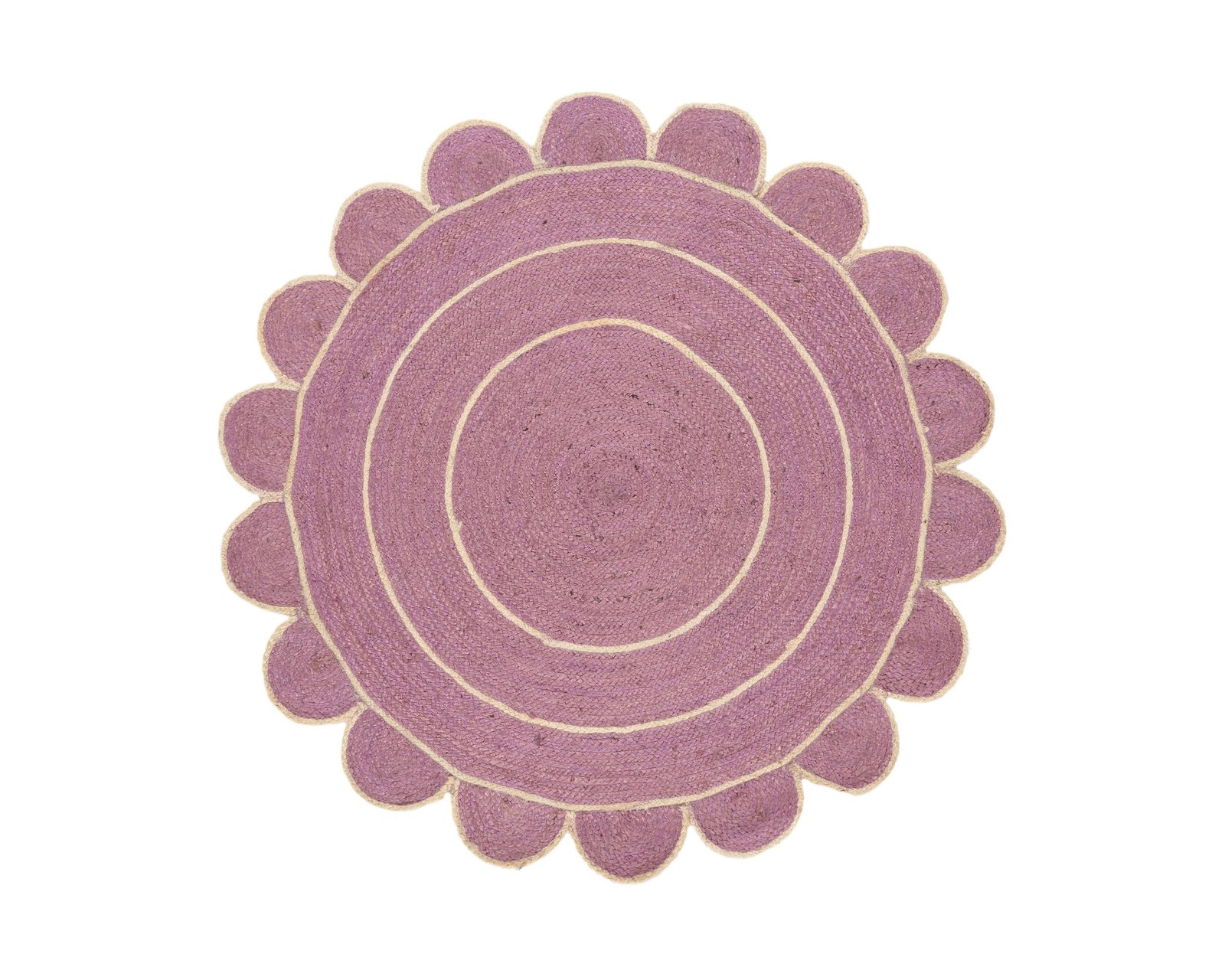 Rugvista Mia matto ø 150 cm violetti