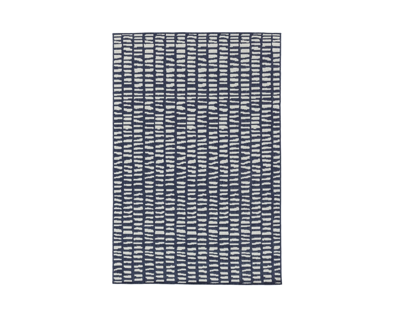 Rugvista Essential Ray matto 160 x 230 cm sininen / valkoinen