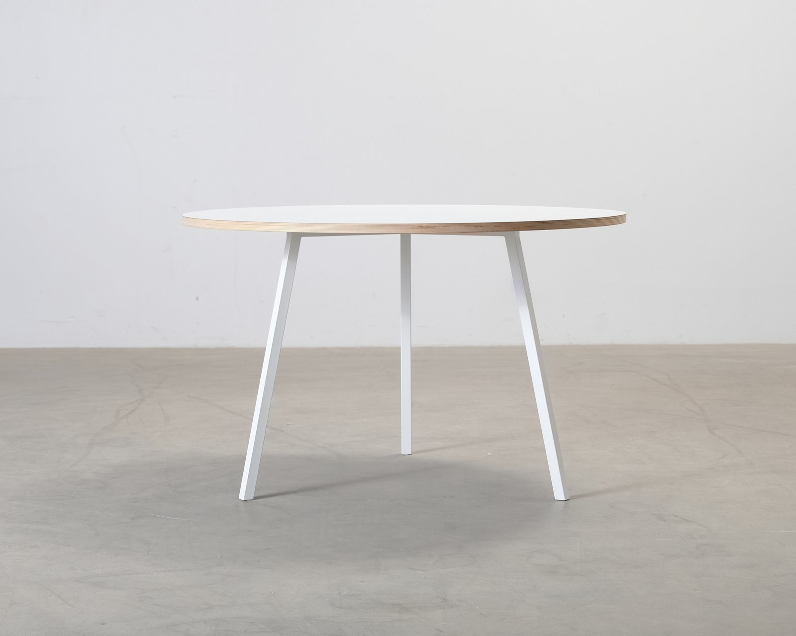 HAY Loop Stand ruokapöytä ø 120 cm valkoinen