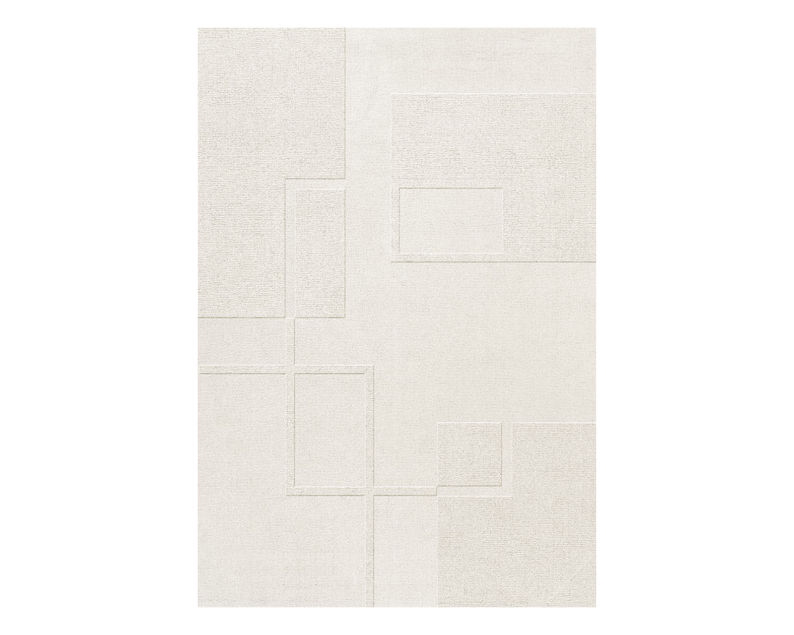 Layered Swedish Grace matto 300 x 400 cm luonnonvalkoinen