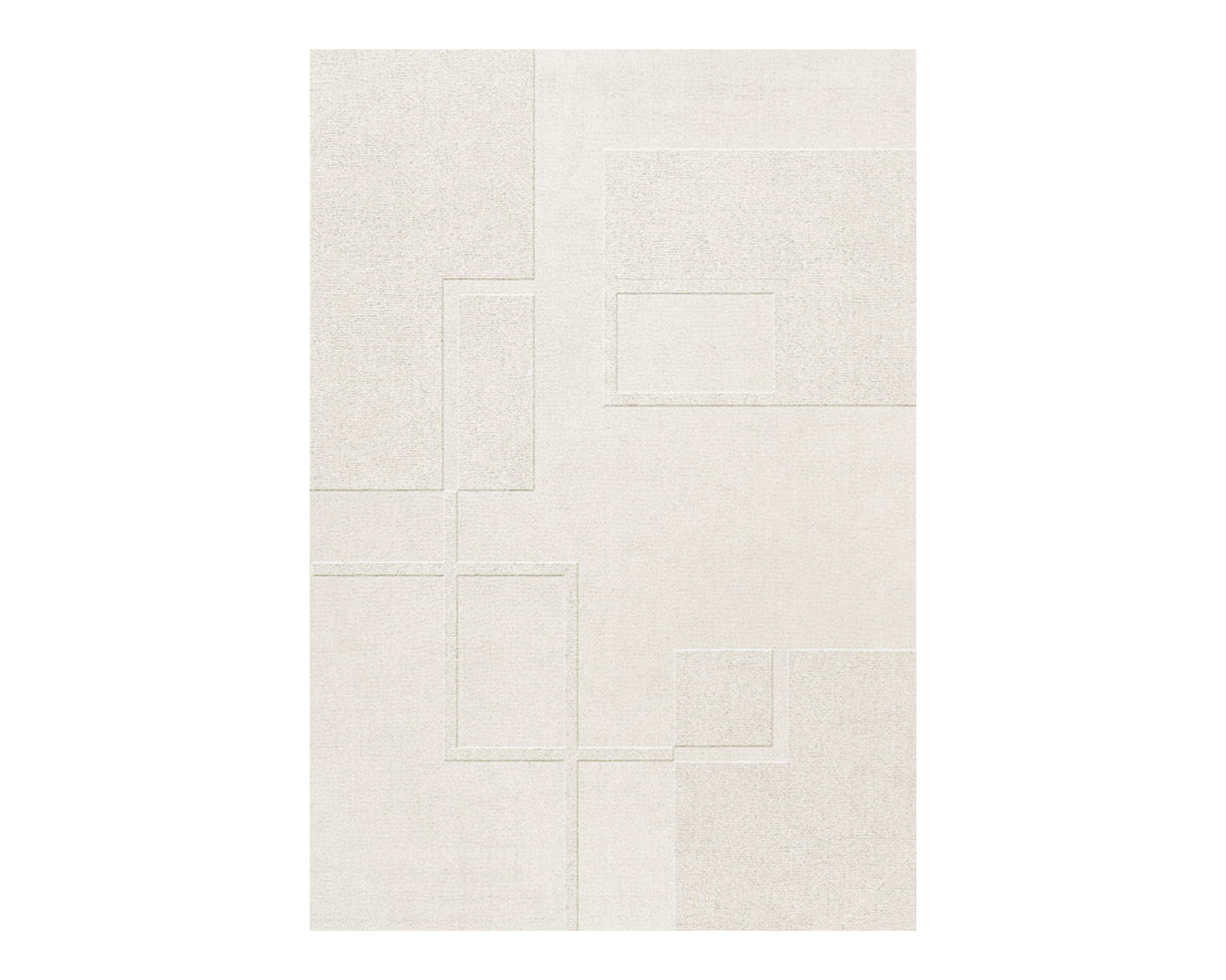 Layered Swedish Grace matto 250 x 350 cm luonnonvalkoinen