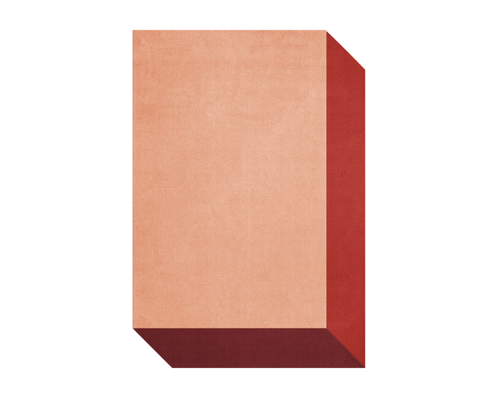 Layered Teklan Box villamatto 185 x 270 cm punainen