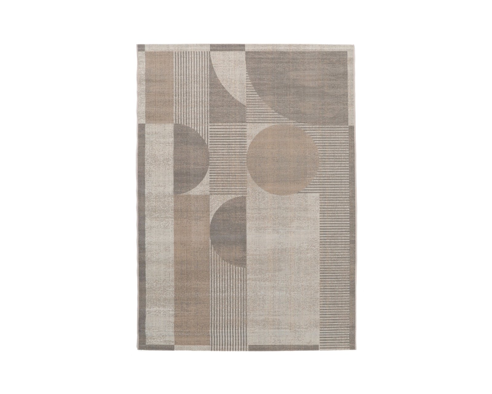 Rugvista Deco matto 200 x 300 cm beige / harmaa