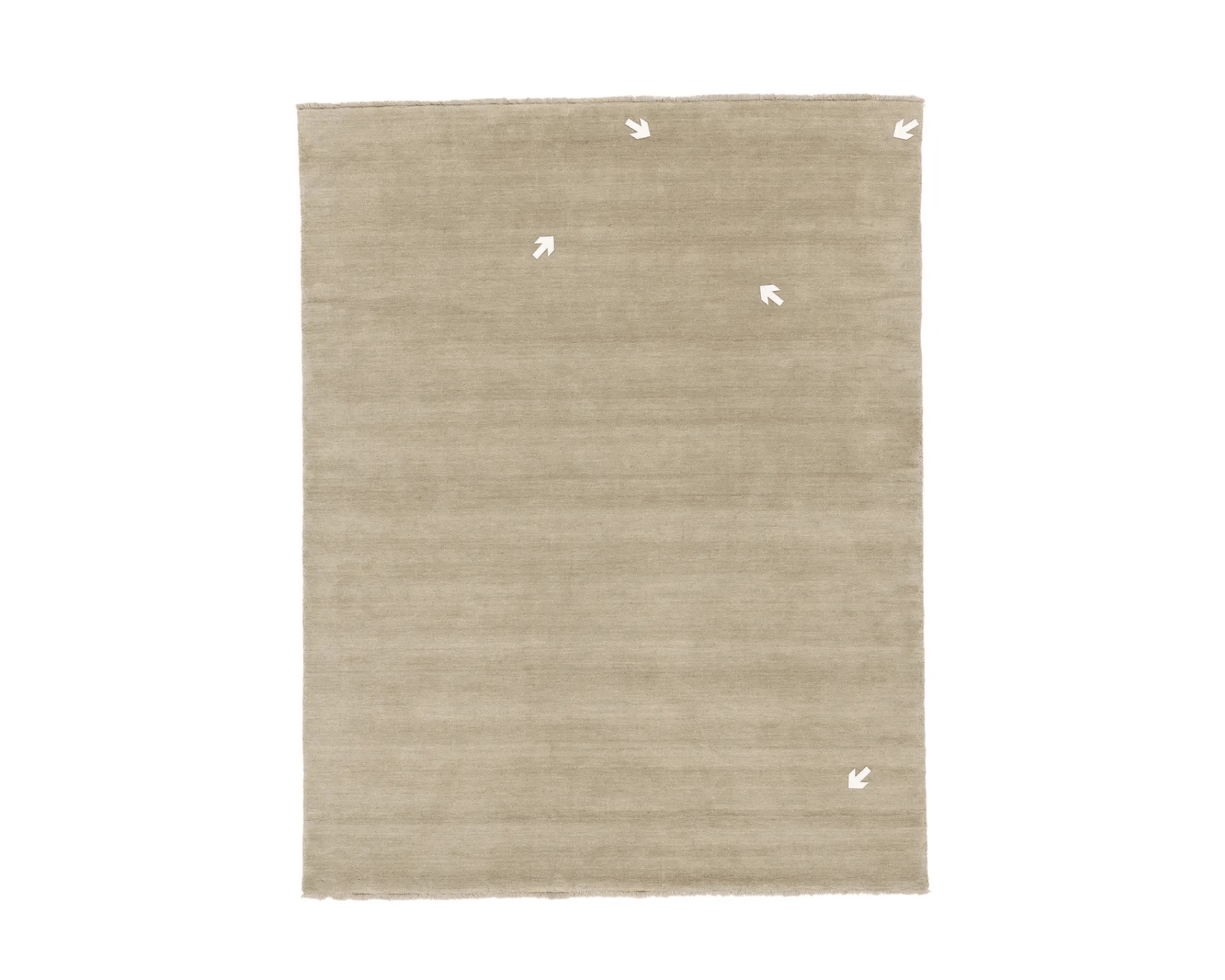 Rugvista Premium Handloom Fringes villamatto 200x 250 cm greige