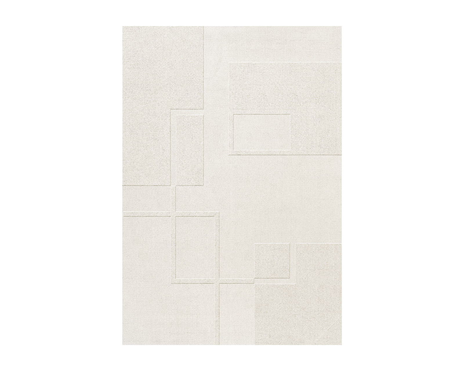 Layered Swedish Grace villamatto 180 x 270 cm luonnonvalkoinen