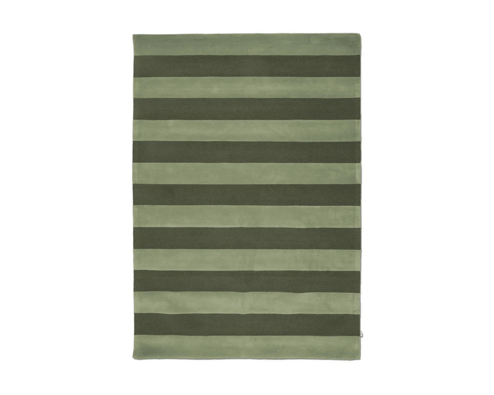 Classic Collection Stripe Boucle matto 200 x 300 cm vihreä