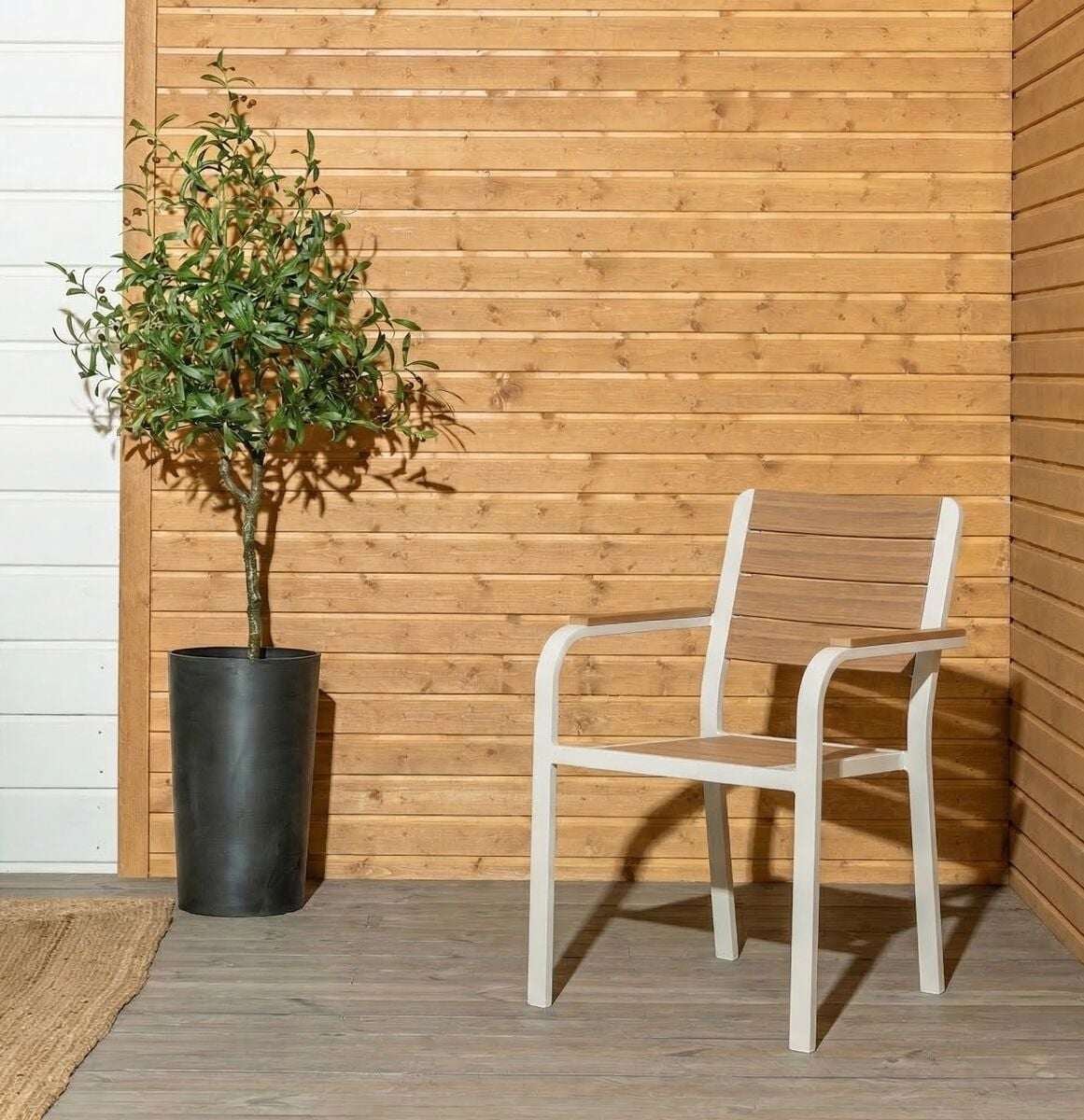 Lumme aintwood tuoli greige/ruskea 6kpl, kuvausmalli