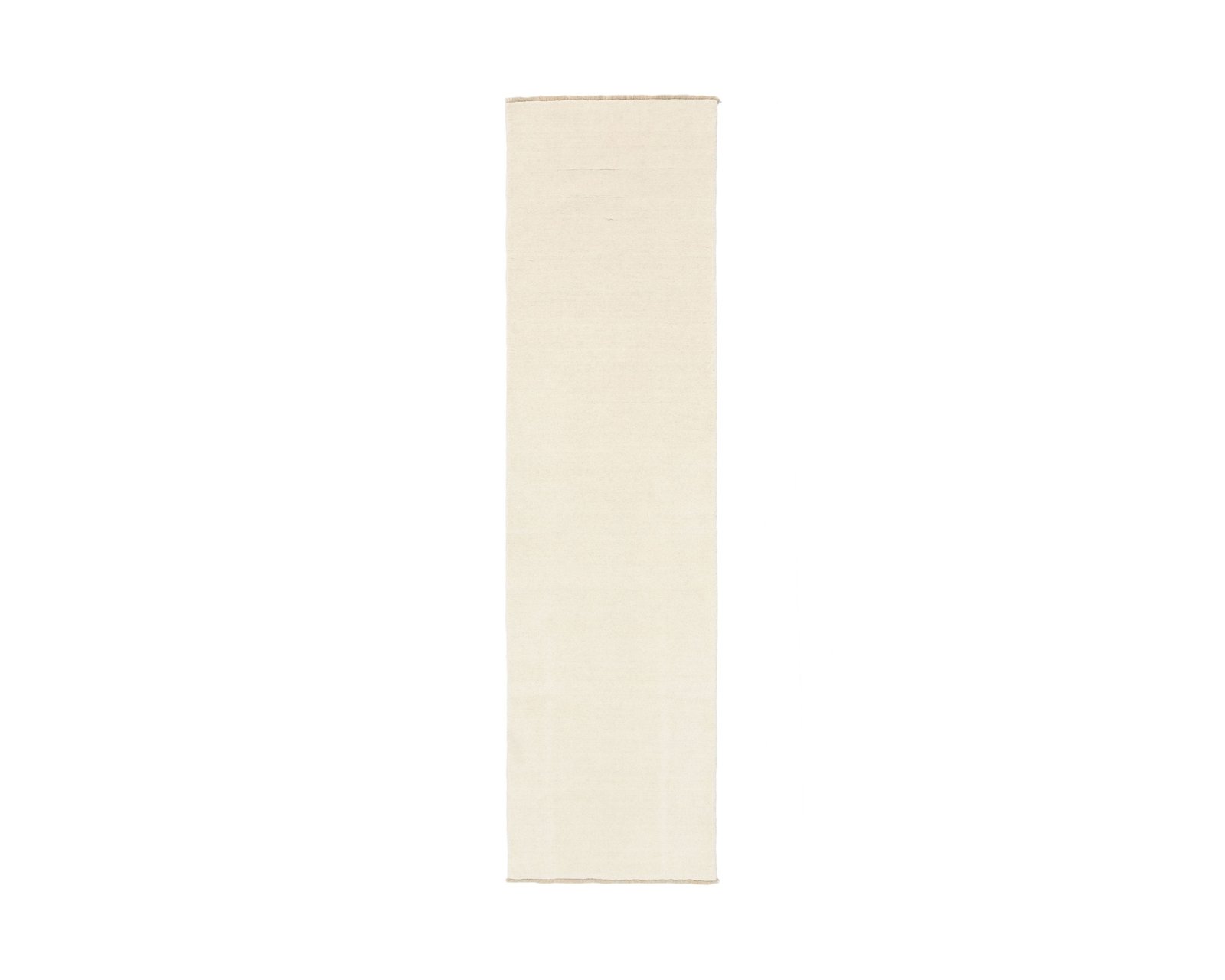 Rugvista matto 80 x 250 cm luonnonvalkoinen