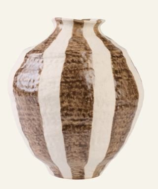 Atelier Stripe maljakko moniväri/ruskea
