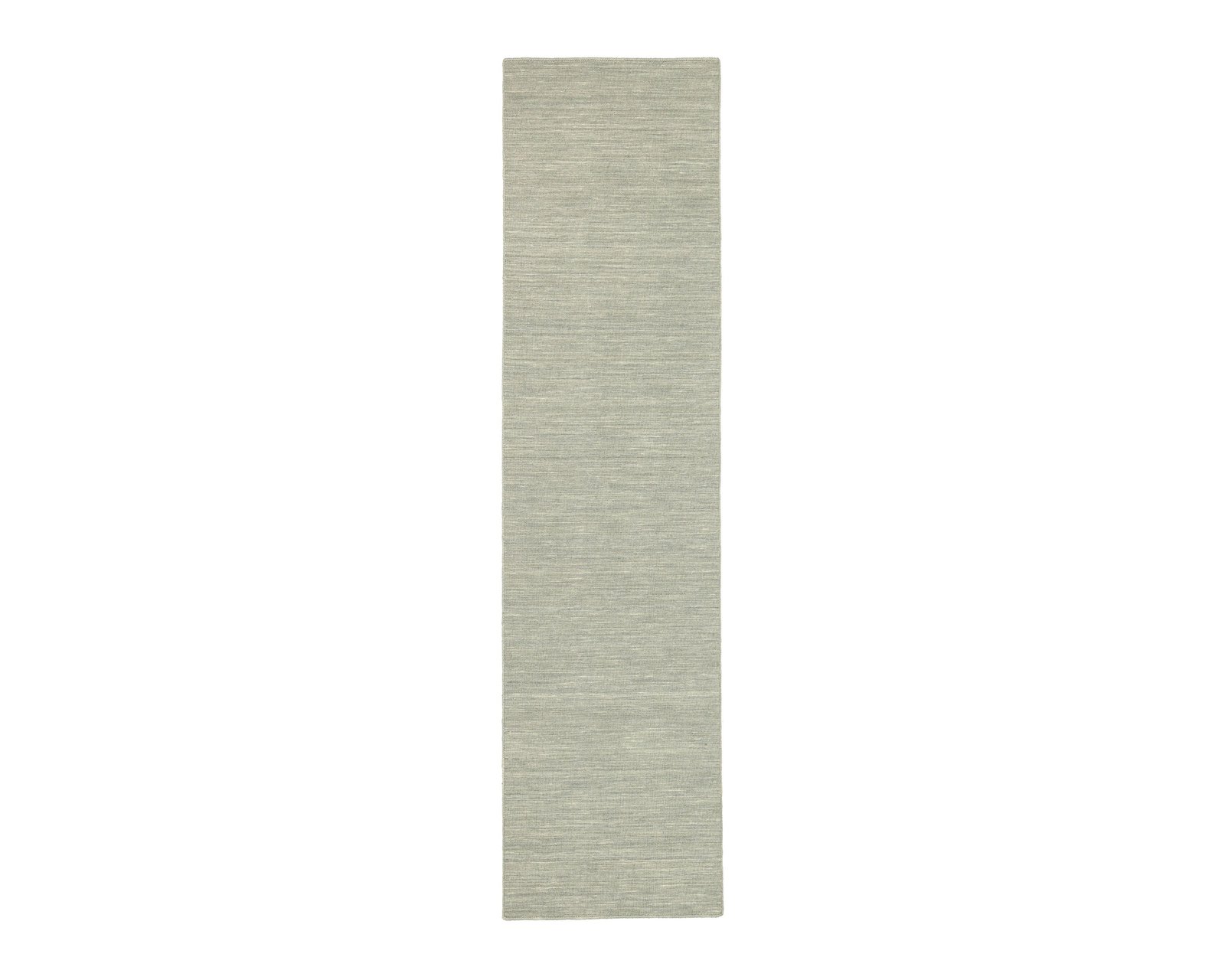 Rugvista Core Handloom Flat villamatto 80 x 300 cm vaaleanvihreä