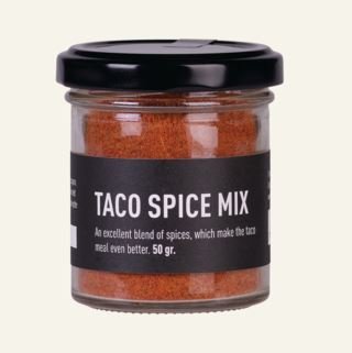 Taco mausteseos moniväri