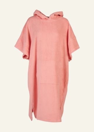 Leo Beach poncho vaalea koralli
