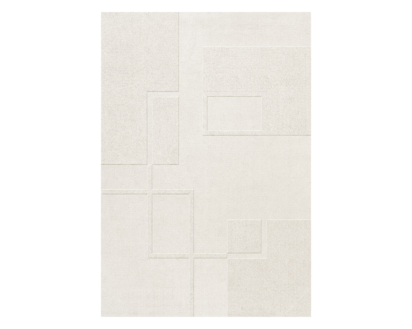 Layered Swedish Grace villamatto 180 x 270 cm luonnonvalkoinen