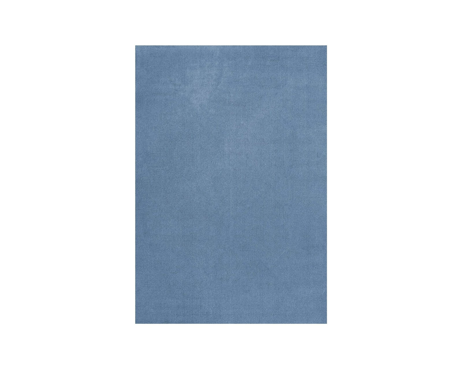 Layered Classic Solid Wool villamatto 180 x 270 cm Cornflower Blue