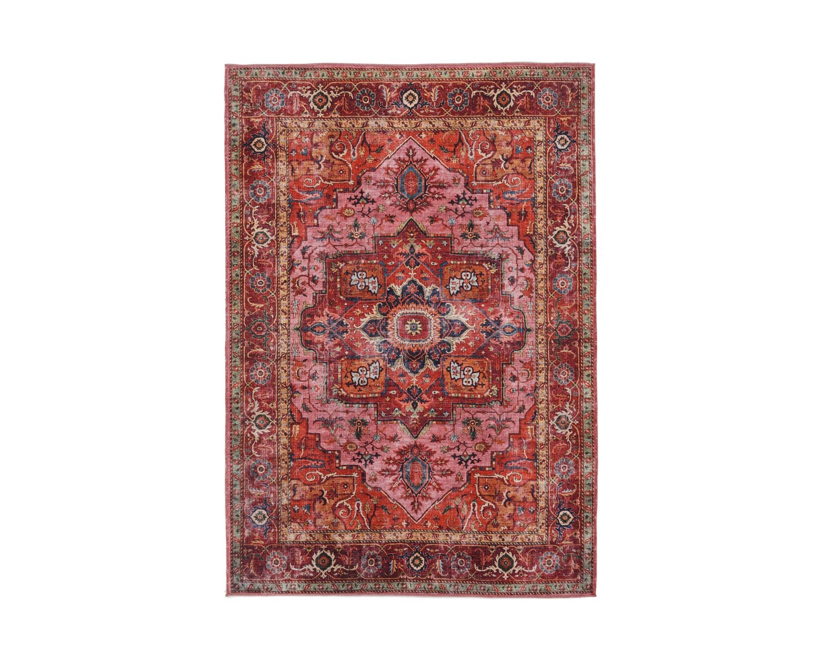 Rugvista Essential Georgia Oriental matto 120 x 180 cm sininen / punainen