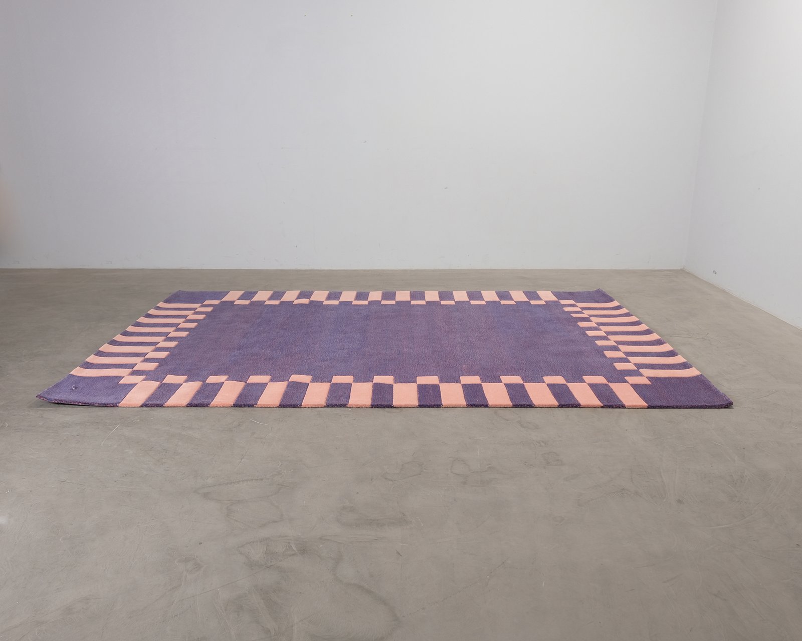 Layered Teklan Frame villamatto 250 x 350 cm Cobalt Salmon