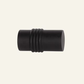 CYLINDER päätykappale, 2 kpl musta