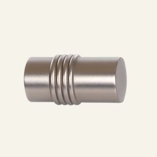 CYLINDER päätykappale, 2 kpl teräs