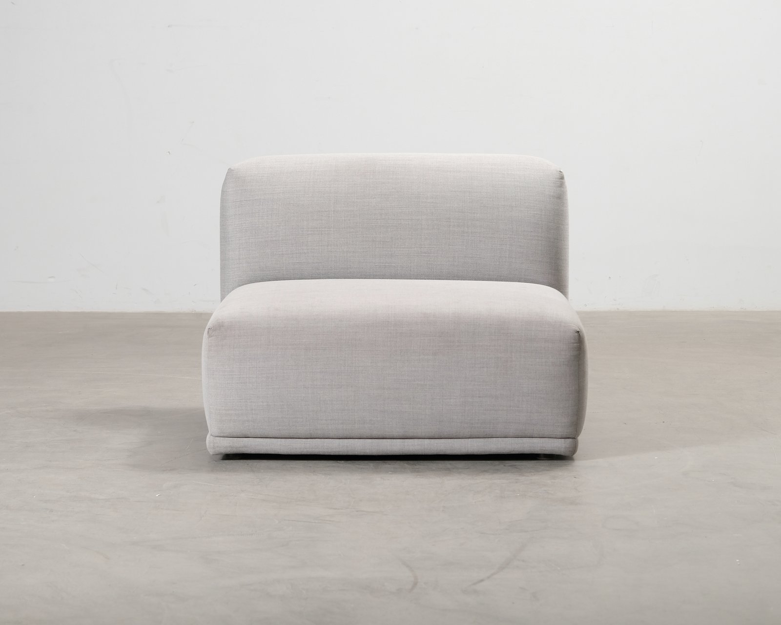 Muuto Connect Soft sohvamoduuli vaaleanharmaa