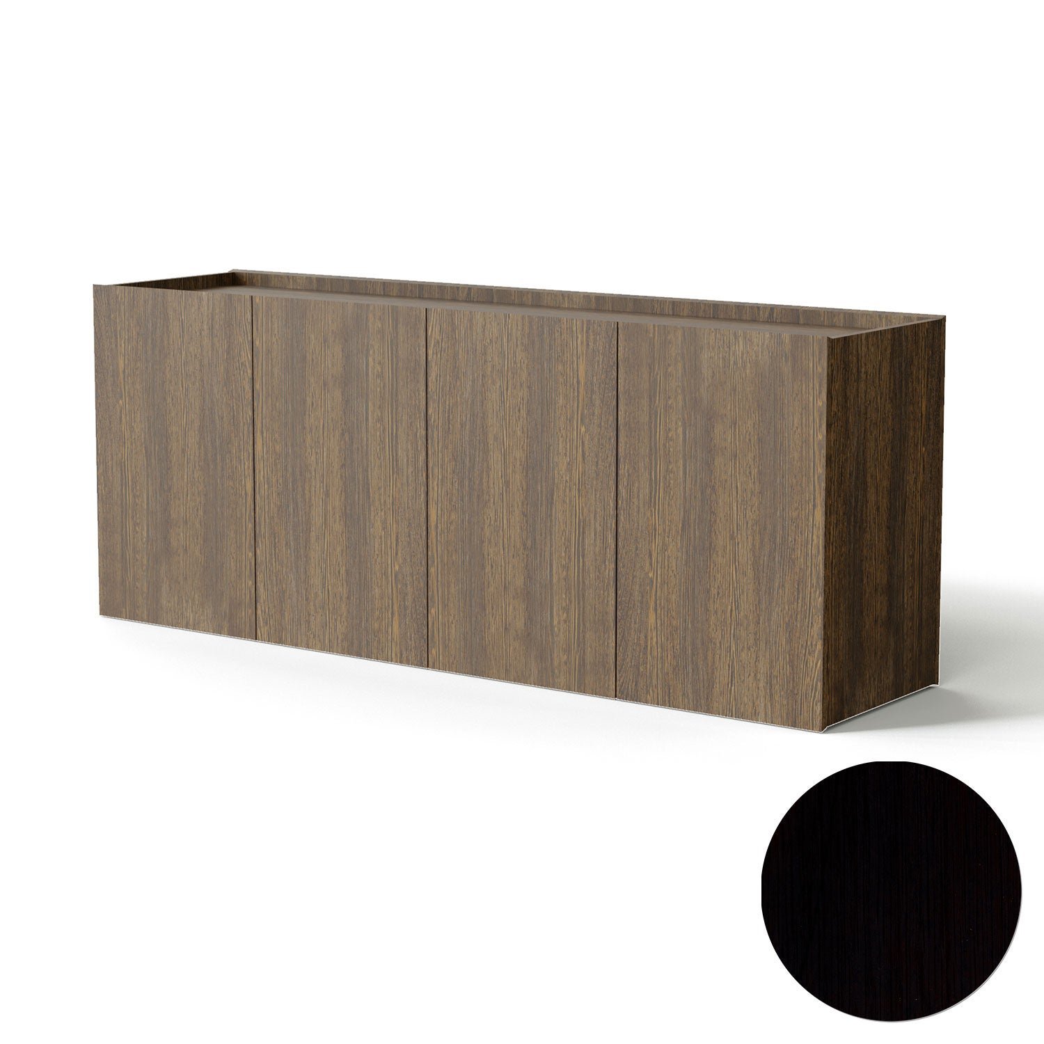 Skovby, Sm404 lipasto musta tammi lakka 169X43X68Cm