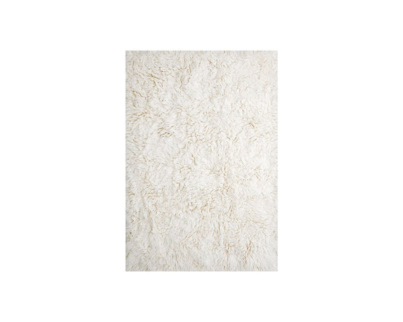 Layered Shaggy matto 180 x 270 cm Bone White