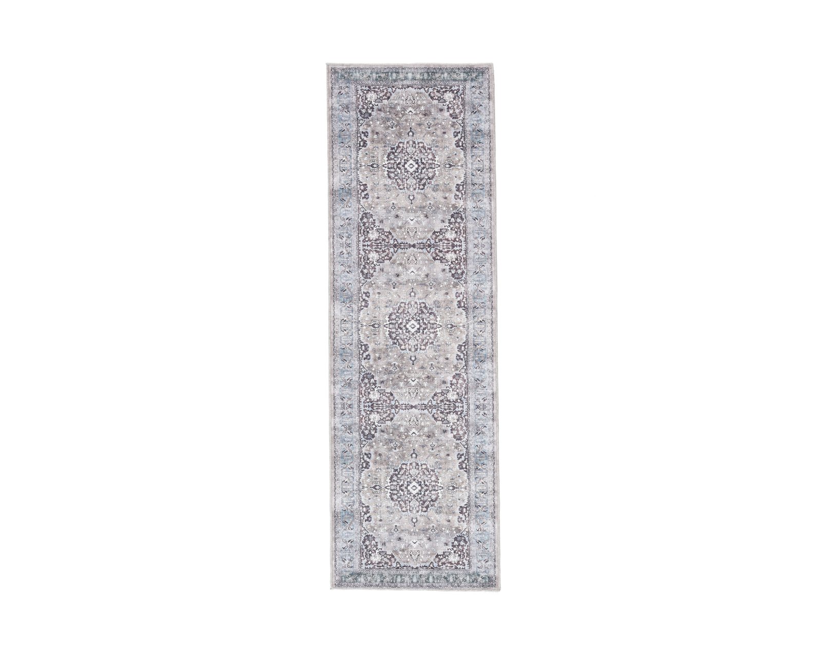 Rugvista Gina Oriental matto 80 x 350 cm siniharmaa