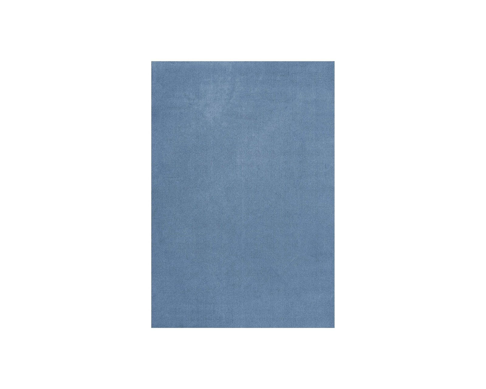 Layered Classic Solid Wool villamatto 180 x 270 cm Cornflower Blue