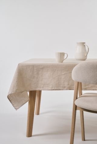 Vila pellavaliina luonnonväri