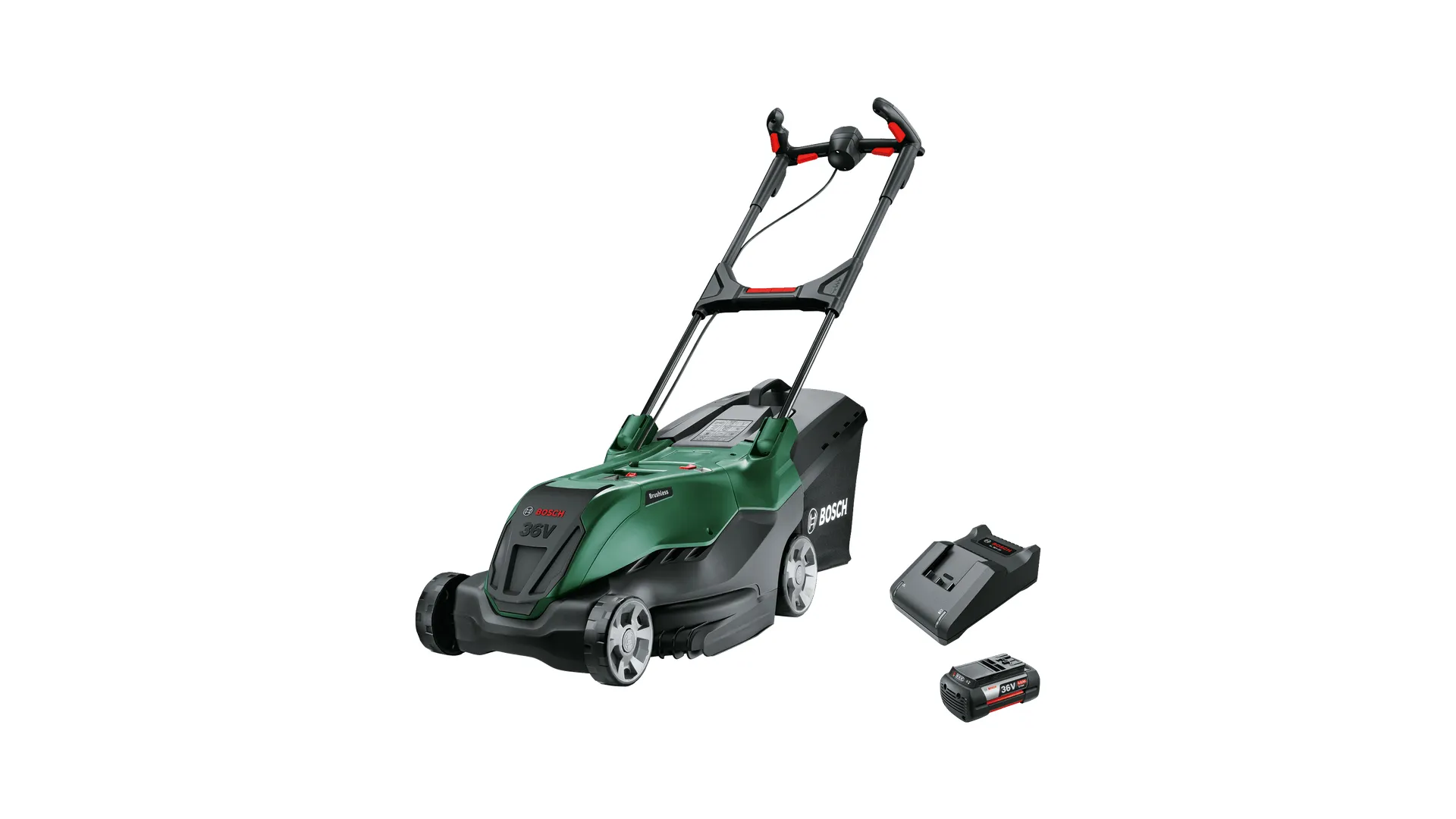 Bosch AdvancedRotak 36V-40-650 -akkuruohonleikkuri, 1 x 4,0 Ah:n akku + latauslaite