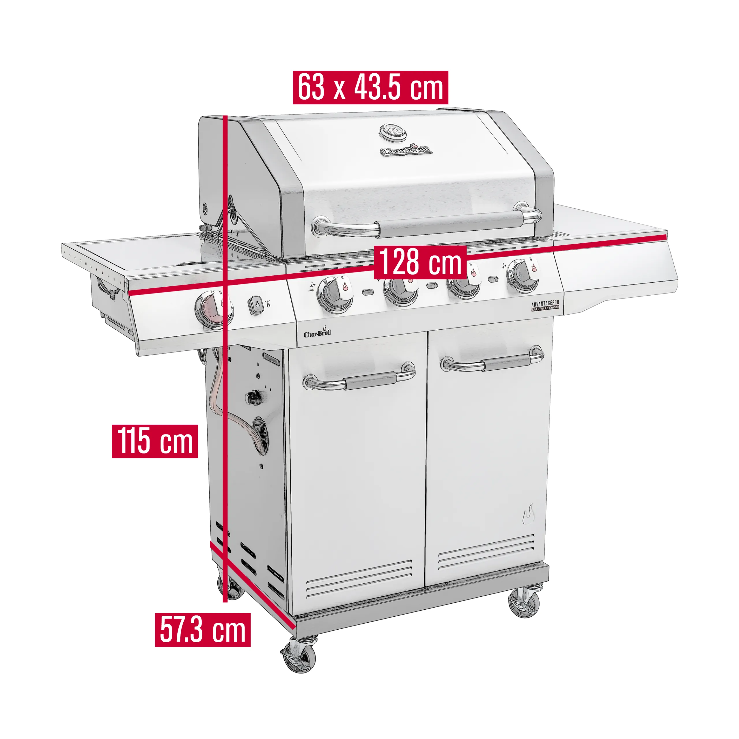 Char-Broil Advantage PRO B4 - kaasugrilli