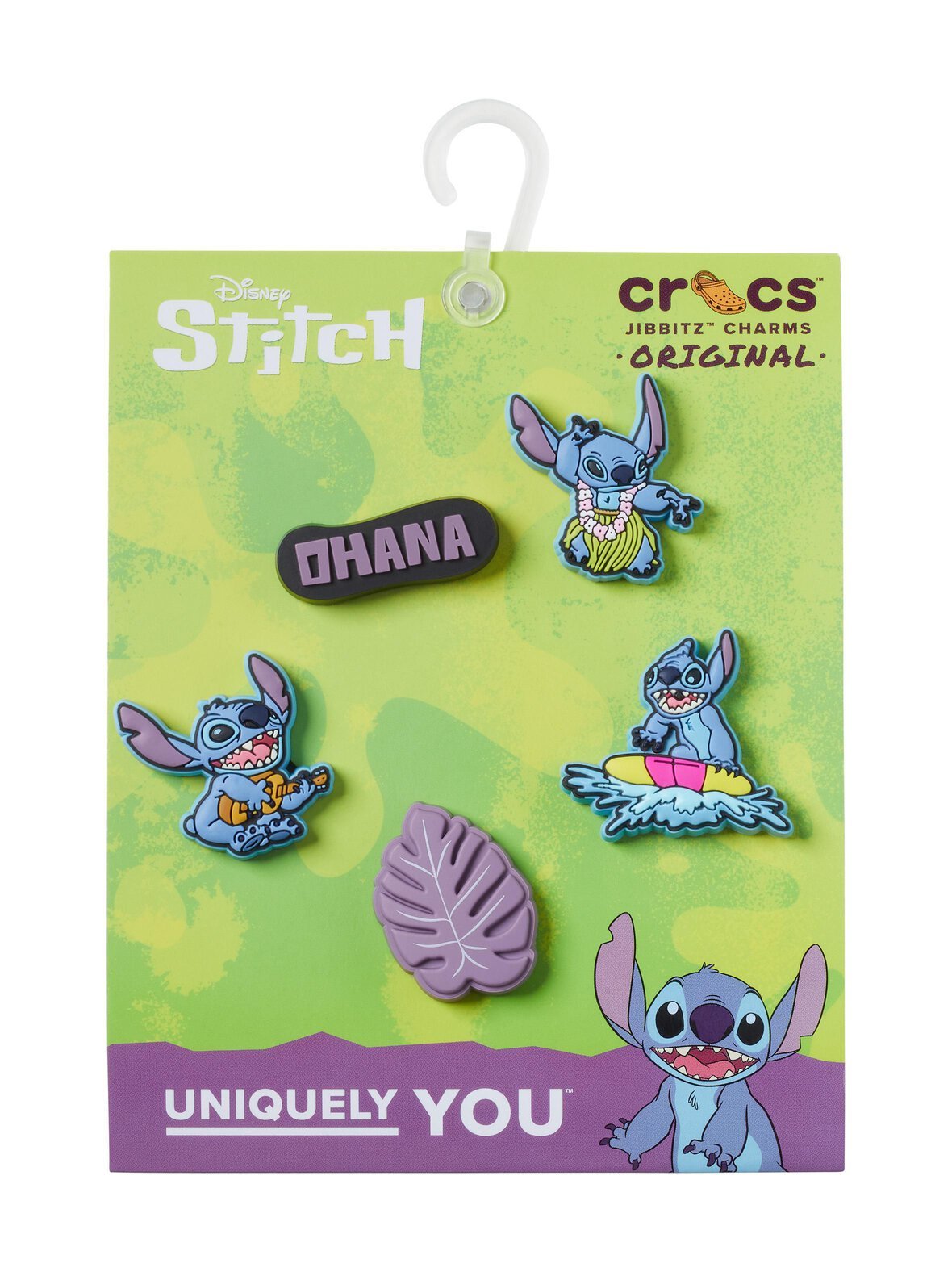 Stitch tropical jibbitz -kenkäkoriste 5-pack