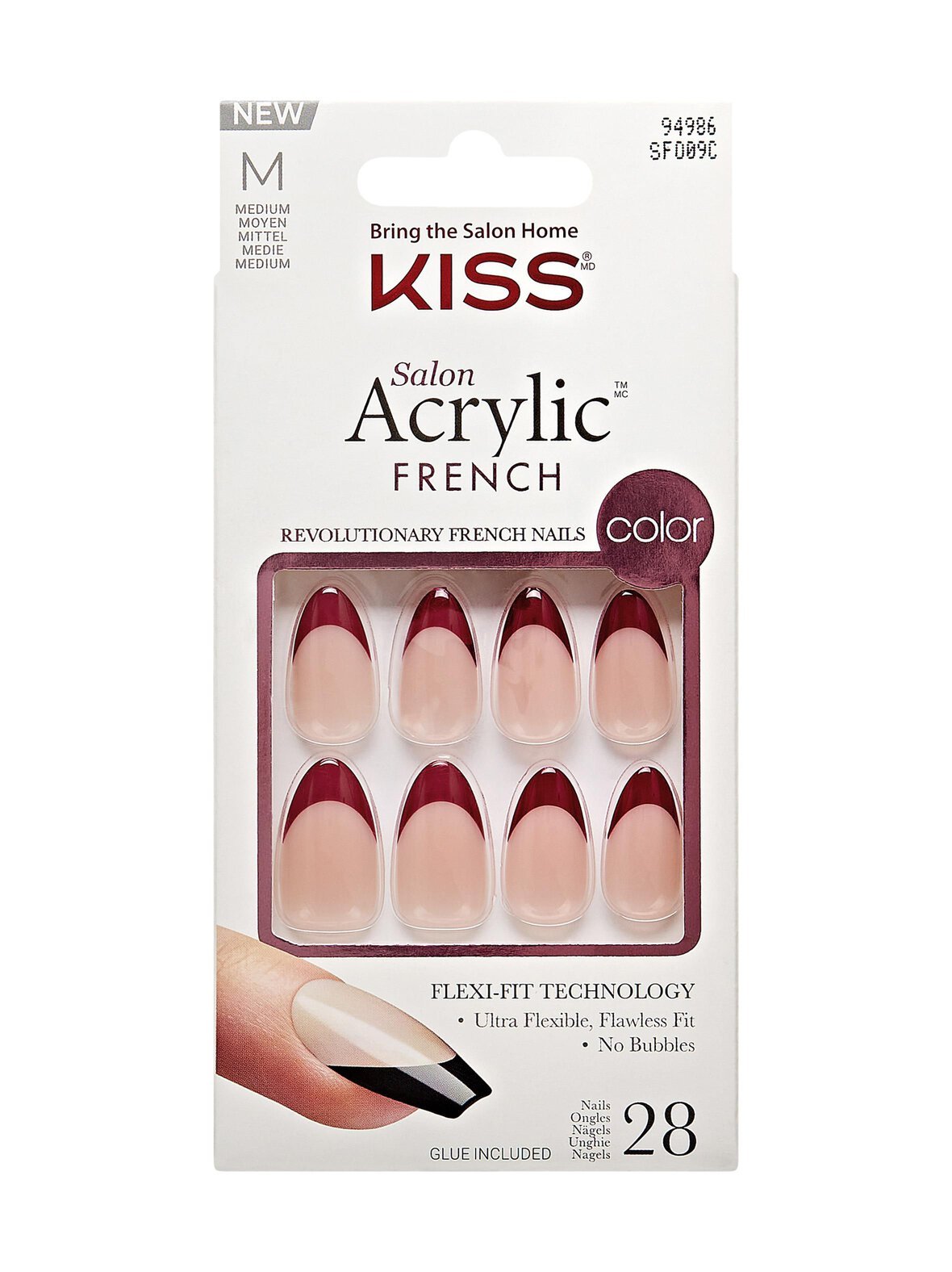 Salon acrylic french catchy -tekokynnet