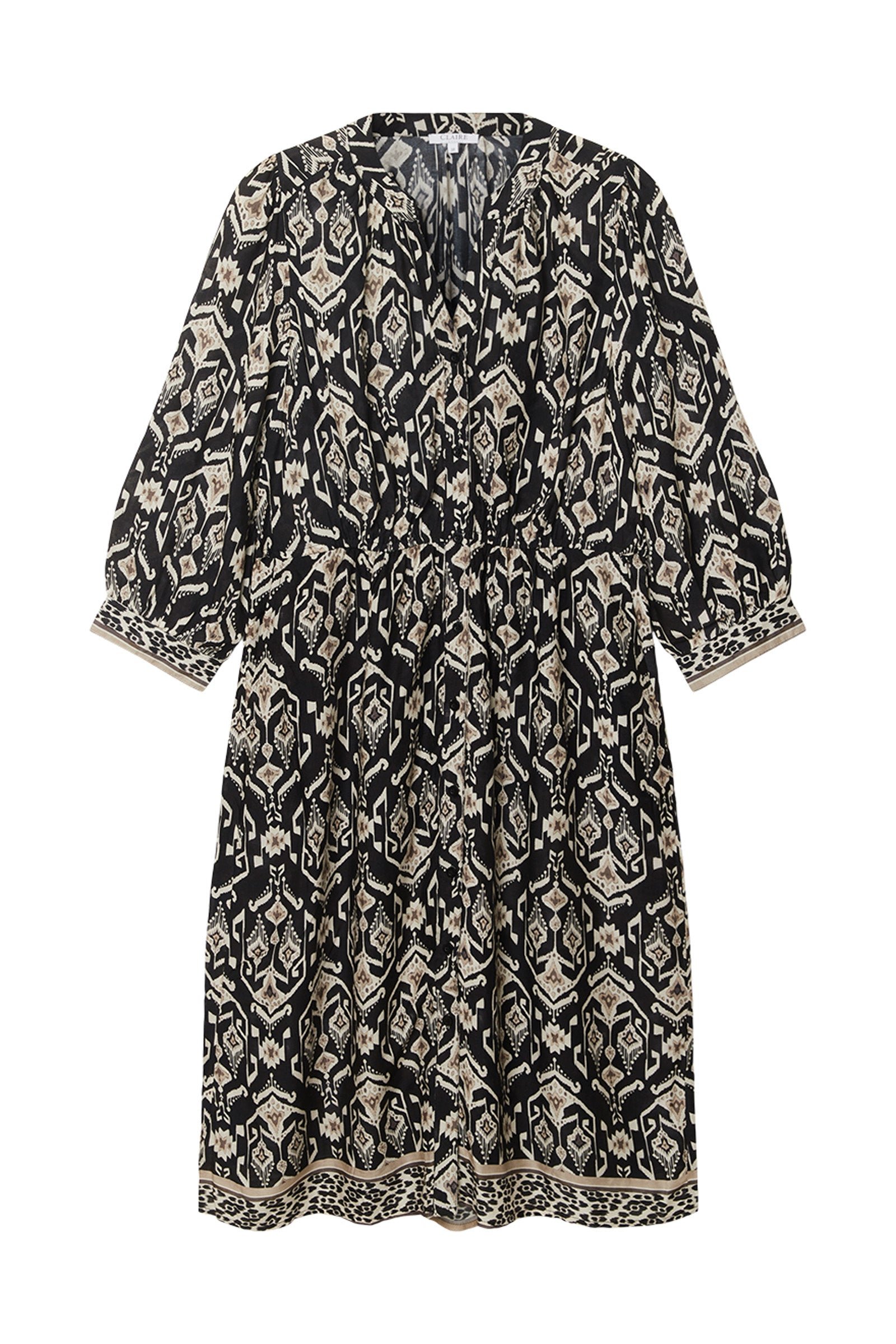 Claire mekko Kailynn Dress, musta kuosi