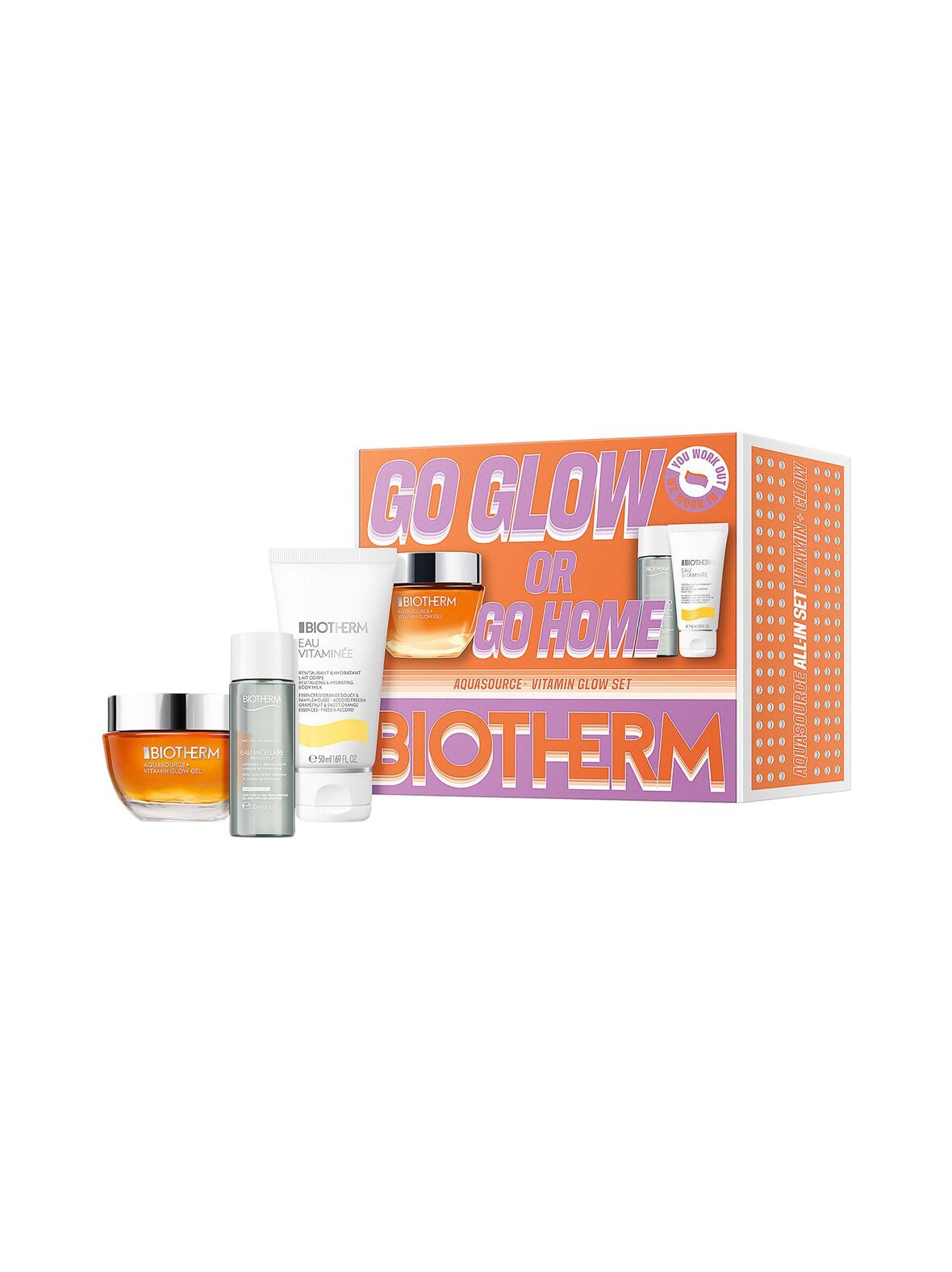 Aquasource vitamin glow set -ihonhoitopakkaus