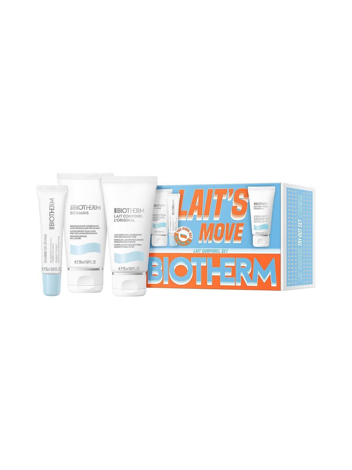 Lait corporel mini set -ihonhoitopakkaus