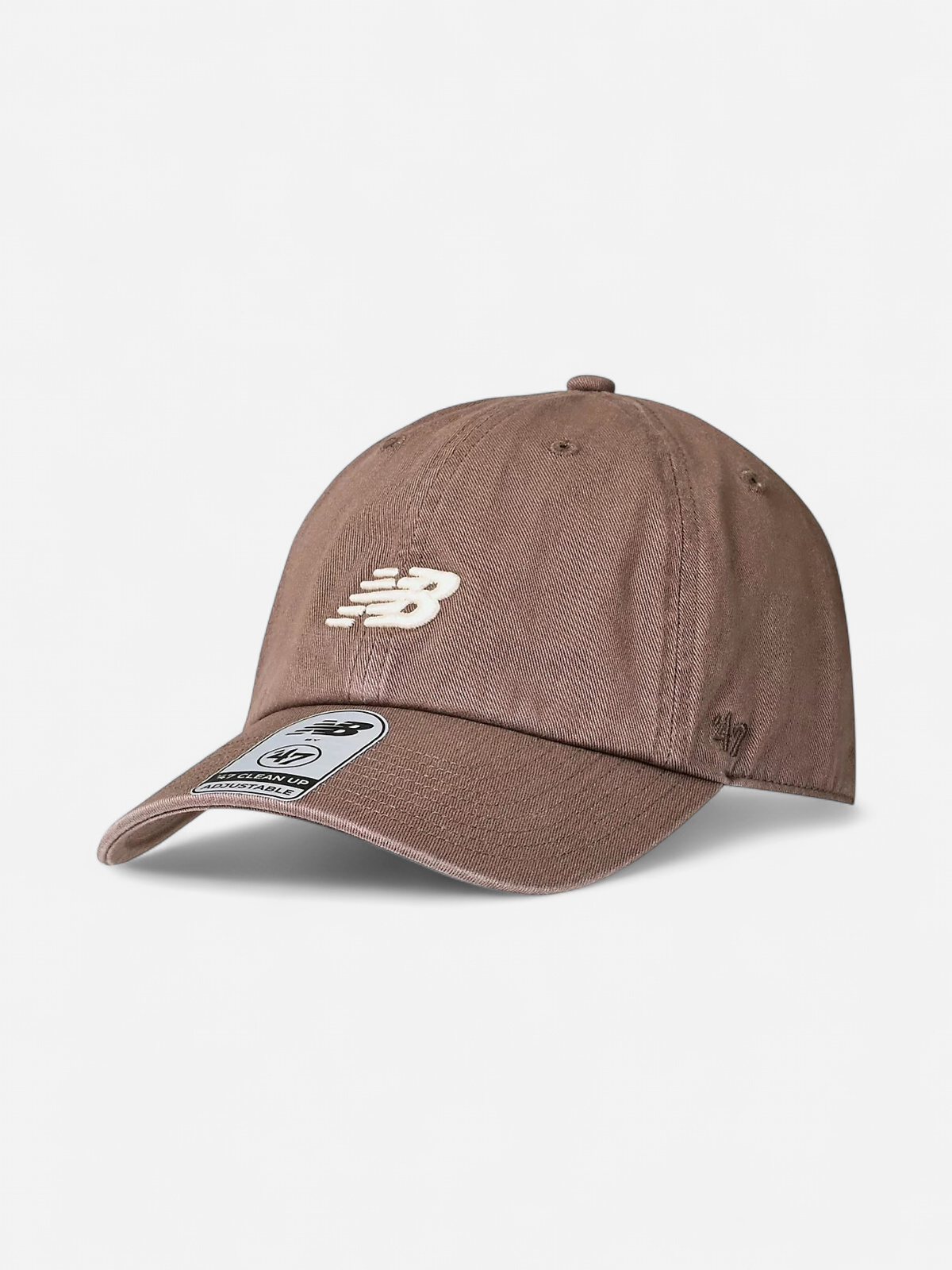 New Balance unisex lippis '47 Clean Up Hat Unisex, tummanruskea