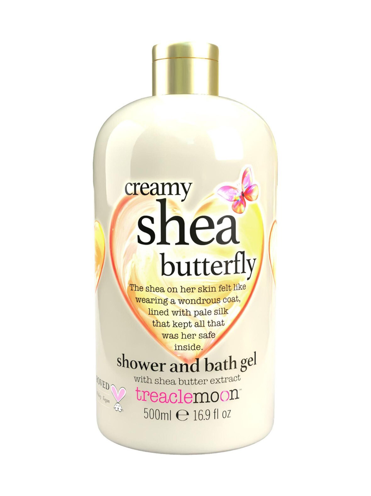 Creamy shea butterfly -suihkugeeli, 500 ml