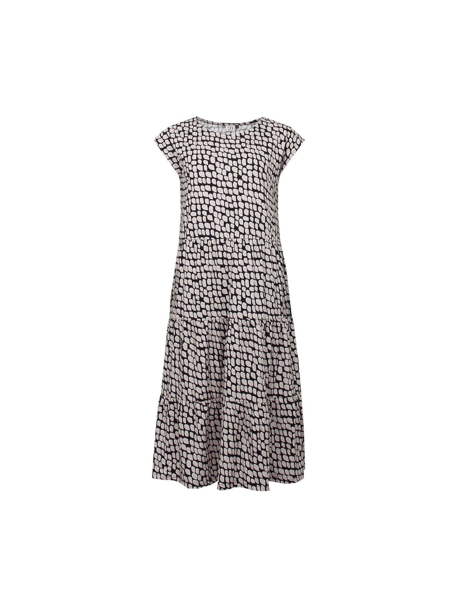 S.T.I mekko Joy Print, musta kuosi
